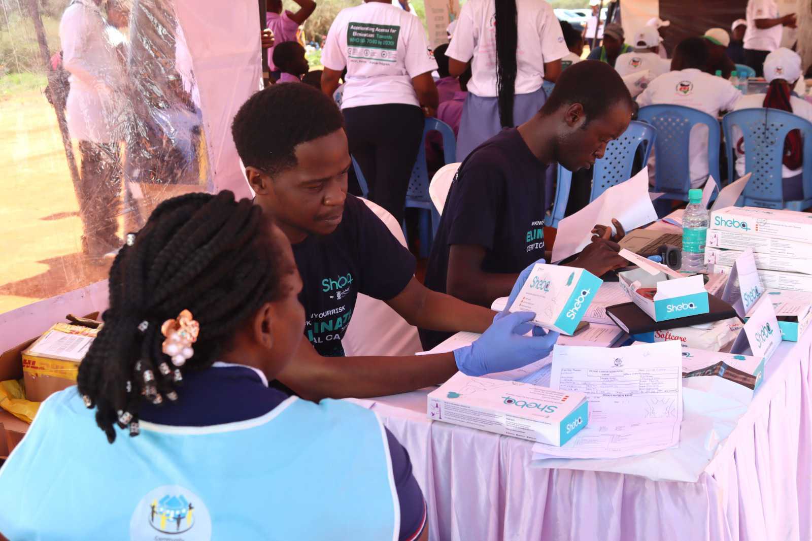 Free Sheba HPV Testing at the Kenya Ministry of Health / Taita Taveta Cervical Cancer Awareness Campaign, Jan 2024